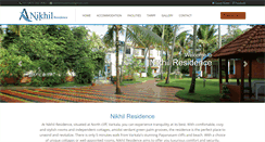 Desktop Screenshot of nikhilresidence.com